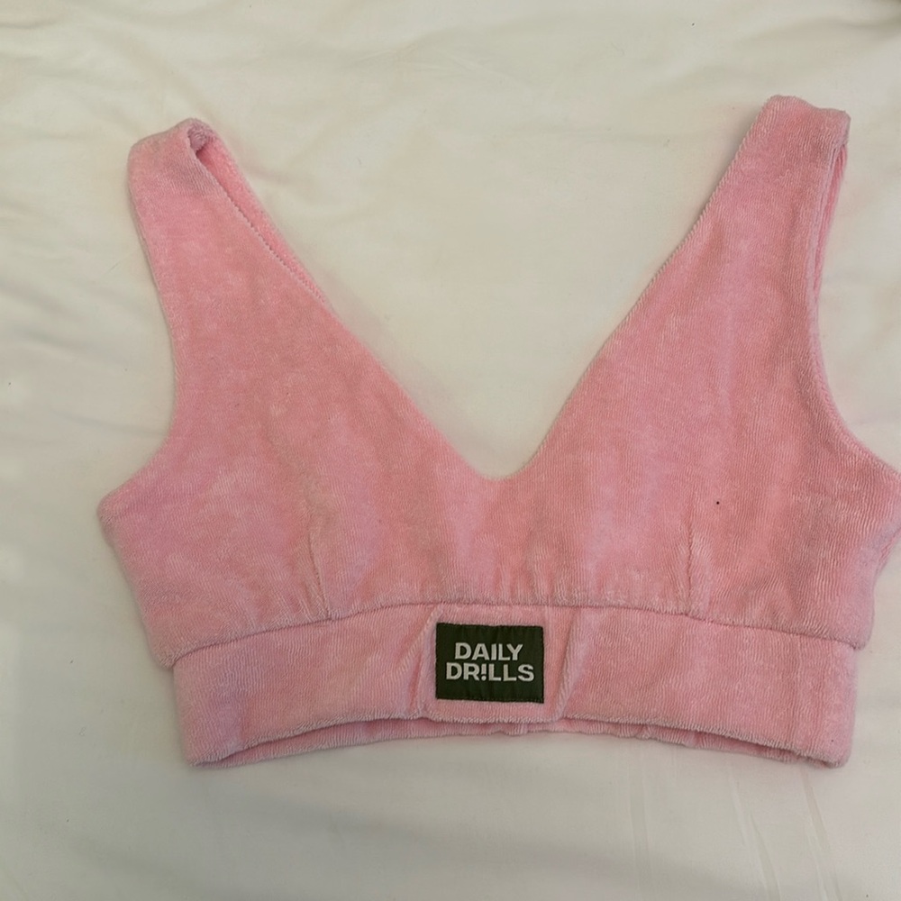 Daily Drills terry sports bra